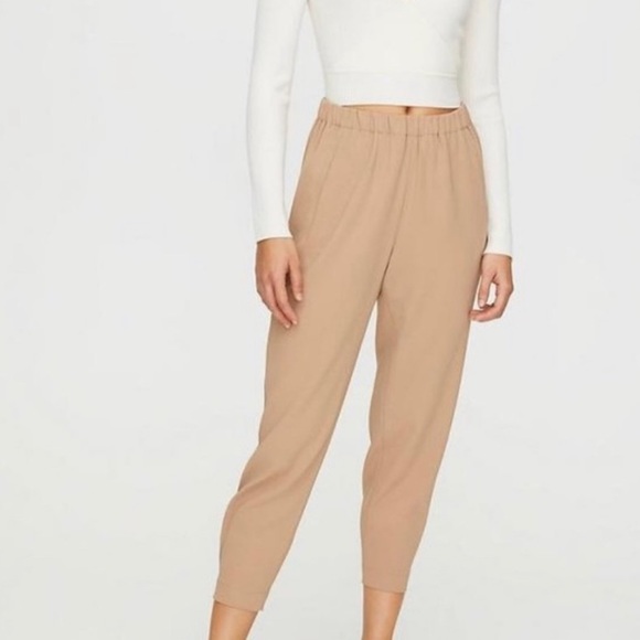 Babaton | Pants & Jumpsuits | Aritzia Dexter Pants Honey Beige | Poshmark